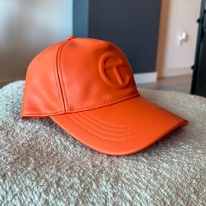 Orange Telfar Cap
